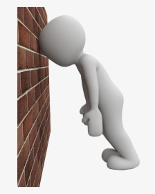 Blankman Banging Head Against Wall - Beating Head Against Wall Clipart, HD Png Download, Transparent PNG