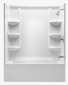 Tub And Shower Walls - Wall Bathtub, HD Png Download, Transparent PNG