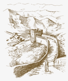 Great Wall Of China Illustration, HD Png Download, Transparent PNG