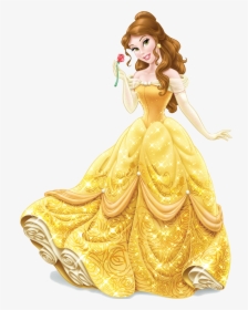 And Beauty Ariel Belle Cinderella Jasmine Beast Clipart - Disney Princess Belle, HD Png Download, Transparent PNG