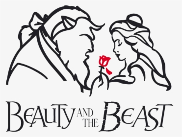 Beauty And The Beast Drawing Simple, HD Png Download, Transparent PNG