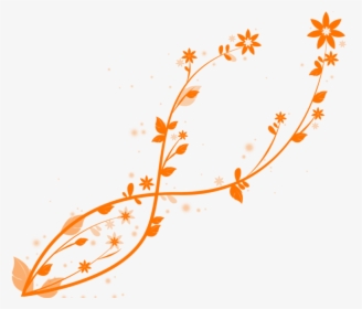Syed Imran - Floral Swirl Orange, HD Png Download, Transparent PNG