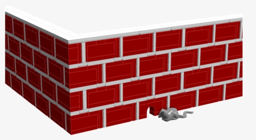 Transparent Brick Wall Png - Brick Masonry Half Red Brick Wall Clipart, Png Download, Transparent PNG