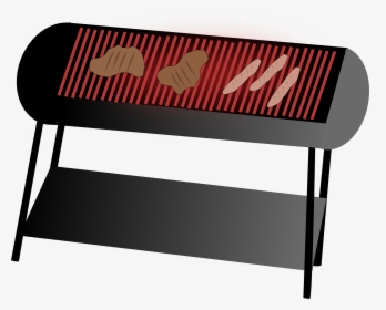 Simple Bbq Grill Vector Clipart Image - Barbecue Grill Clipart Png, Transparent Png, Transparent PNG