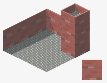 Brick Wall, Bricks, Wall, Build, Building, Construction - Pixel Art Isometric Brick, HD Png Download, Transparent PNG