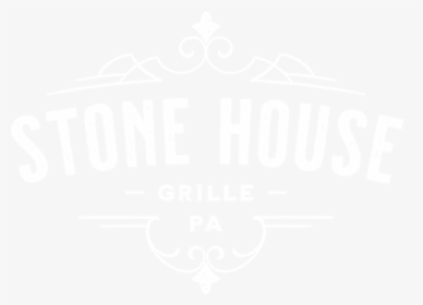 Stone House Grill Logo White 2 - Emblem, HD Png Download, Transparent PNG