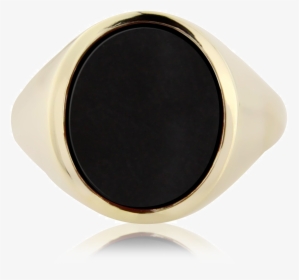 Stone Set Oval Signet Ring - Ring, HD Png Download, Transparent PNG