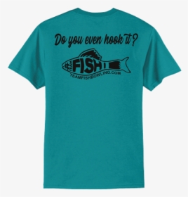 Teamfish Bowling T-shirt Teal Hook It Logo Back - Active Shirt, HD Png Download, Transparent PNG