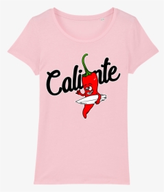 Surf T-shirt Women Pink, Stoked Pepper - T-shirt, HD Png Download, Transparent PNG
