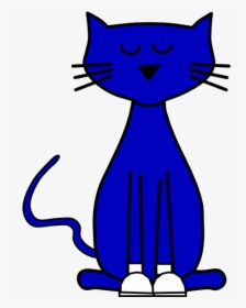 Pete The Cat Kitten Small To Medium Sized Cats Whiskers - Red Cat Clip Art, HD Png Download, Transparent PNG