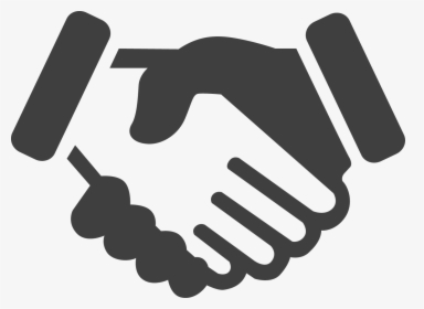 Computer Icons Handshake Business Management - Hand Shake Blue Icon, HD Png Download, Transparent PNG