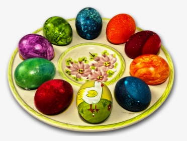 Easter Plate, Easter Decoration, Easter Eggs, Egg, HD Png Download, Transparent PNG