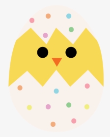 Clip Art Owl Yellow Clip Art - Hatching Easter Egg Clip Art, HD Png Download, Transparent PNG