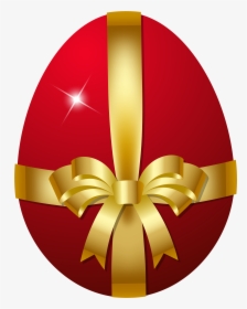 Transparent Eggs Clipart - Red Easter Egg Clipart, HD Png Download, Transparent PNG
