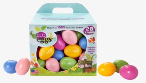 4 28-count Boxes Of Large Eggs - Eco Plastic Easter Eggs, HD Png Download, Transparent PNG