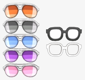 Clipart Sunglasses Horn Rimmed Glass - Pokemon Sun And Moon Glasses, HD Png Download, Transparent PNG