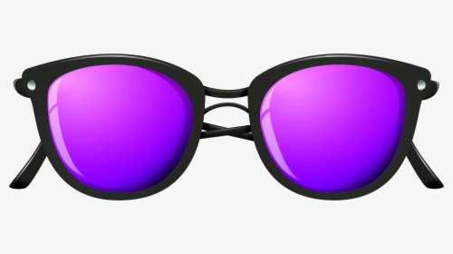 Glasses Clipart Purple - Purple Glasses Clipart Transparent, HD Png Download, Transparent PNG