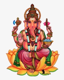 Lord Ganesha Download Png - Ganesh Transparent Background, Png Download, Transparent PNG