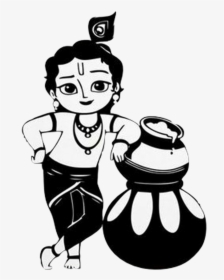 #kanna #lord Kannada #krishna #lordkrishna - Krishna Black And White, HD Png Download, Transparent PNG