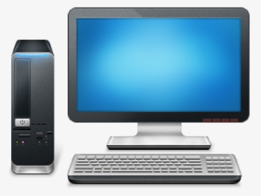 Computer Pc Png Transparent Images - Desktop Computer Icon Png, Png Download, Transparent PNG