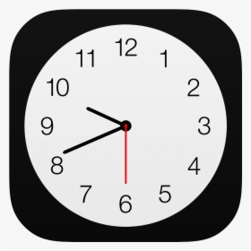 Clock Icon - Transparent Background Clock Clipart, HD Png Download, Transparent PNG