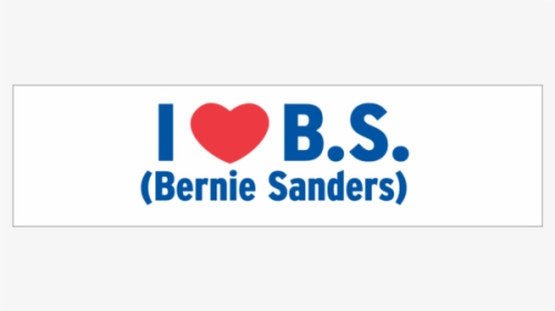 I Love Bernie Sanders Bumper Sticker - Air-cooled Engine, HD Png Download, Transparent PNG
