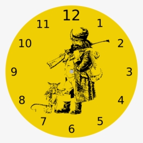 Clock Clipart Yellow - ساعة بدون عقارب Clipart, HD Png Download, Transparent PNG