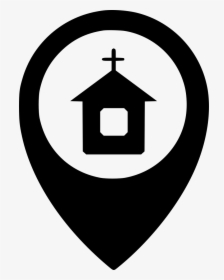 Church - Simbolo De Localização De Igreja Png, Transparent Png, Transparent PNG