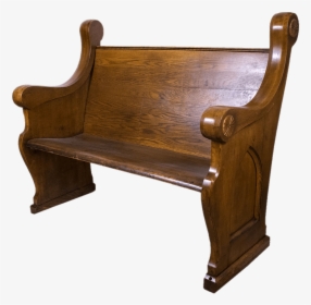 Oak Church Pew - Church Pew On Transparent Background, HD Png Download, Transparent PNG