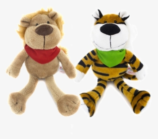 Goofy Jungle Animals With Bandana - Stuffed Toy, HD Png Download, Transparent PNG