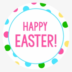 Clip Art Happy Easter Tags - Circle, HD Png Download, Transparent PNG
