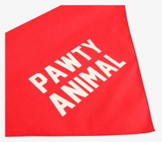 Frenchie Pawty Animals Red Bandana - Paper, HD Png Download, Transparent PNG