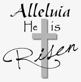 Christian Easter Black And White Clipart, HD Png Download, Transparent PNG