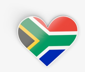 Download Flag Icon Of South Africa At Png Format - Transparent South Africa Flag Heart, Png Download, Transparent PNG