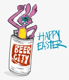 Happy Easter With Beer, HD Png Download, Transparent PNG