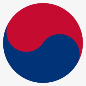 Korean Taegeuk Symbol - Korean Yin Yang Png, Transparent Png, Transparent PNG