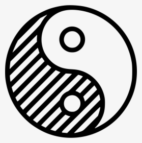 Philosophy Yin Yang Alfa Omega Evil Good Dialectics - Sketch Of Crescent Moon, HD Png Download, Transparent PNG