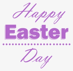 Happy Easter Day Png Picture - Calligraphy, Transparent Png, Transparent PNG