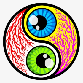 Yin And Yang Eyeballs, HD Png Download, Transparent PNG