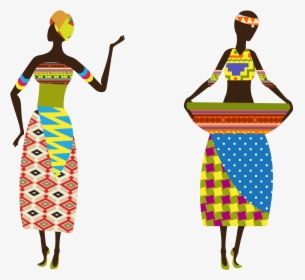 Africa Poster Printmaking Tribal Art Watercolor Painting - African Women Art Png, Transparent Png, Transparent PNG