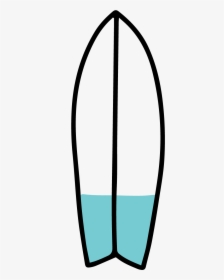 Easy To Draw Surfboard, HD Png Download, Transparent PNG
