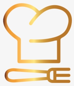 Chef Logo Png Gold, Transparent Png, Transparent PNG