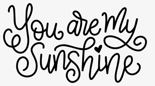 Transparent Lashes Clipart - You Are My Sunshine Png, Png Download, Transparent PNG