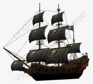 Transparent Pirate Ship Clipart - Pirate Ship Png, Png Download, Transparent PNG