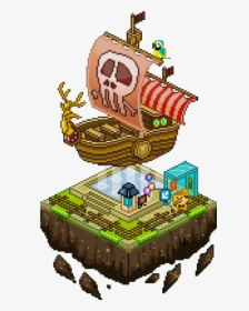 Pirate Ship - Inn 8 Pixel Png, Transparent Png, Transparent PNG
