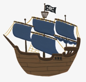 Lost In Neverland Pirate Ship Print & Cut File - Jollyboat, HD Png Download, Transparent PNG