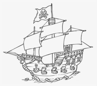 Pirate Ship Wall Decal Easy Decals - Pirate Ship Printable, HD Png Download, Transparent PNG