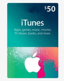 50 Itunes Gift Card 15054266017qrks7 - Itunes Gift Card Png, Transparent Png, Transparent PNG