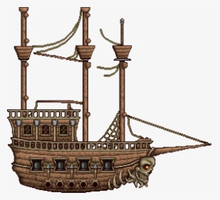 Terraria Pirate Invasion Ship, HD Png Download, Transparent PNG