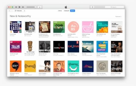 Itunes New And Noteworthy Podcasts - Itunes Podcasts, HD Png Download, Transparent PNG
